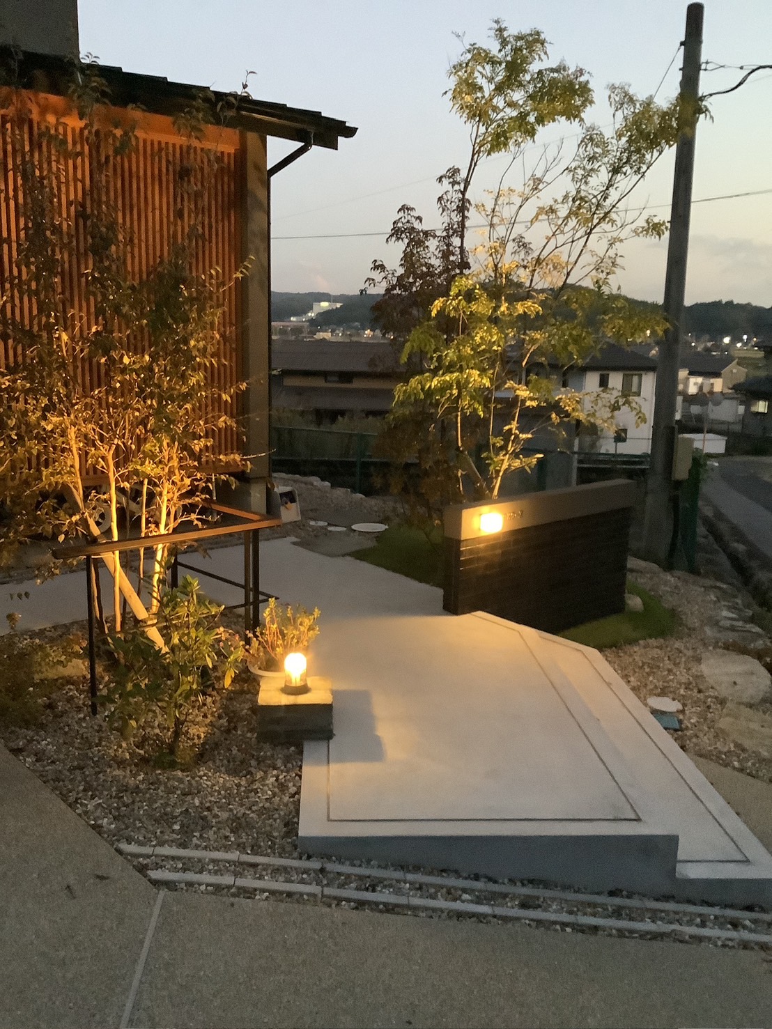 照明で演出する外観